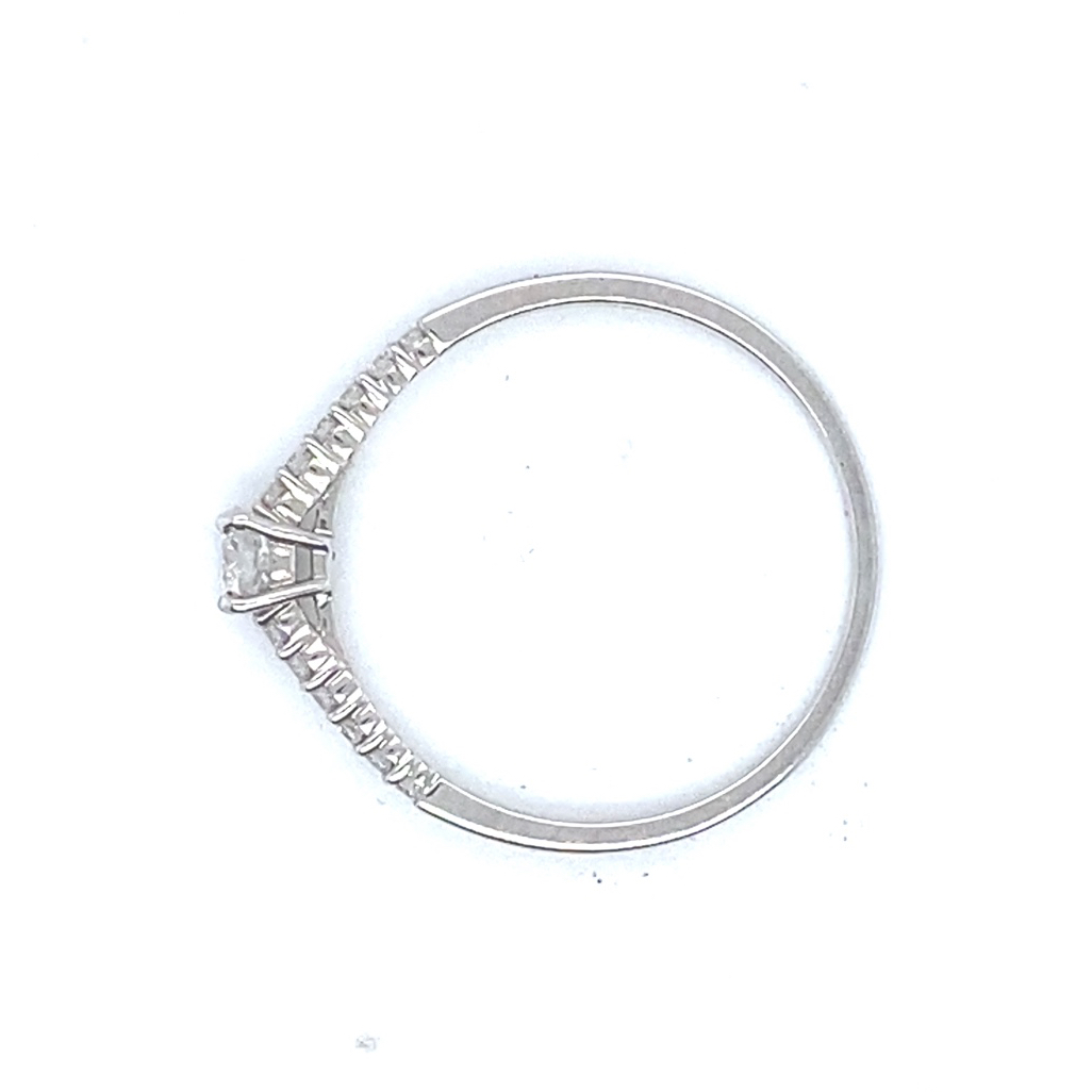 Brillantring 750 Weißgold – Bild 4