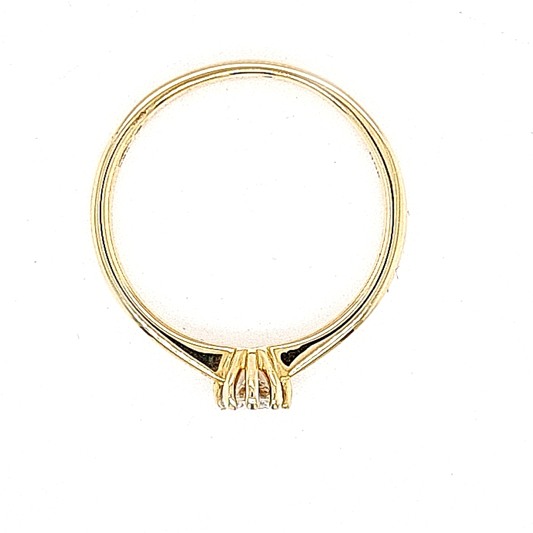 Solitärring 585 Gelbgold – Bild 14