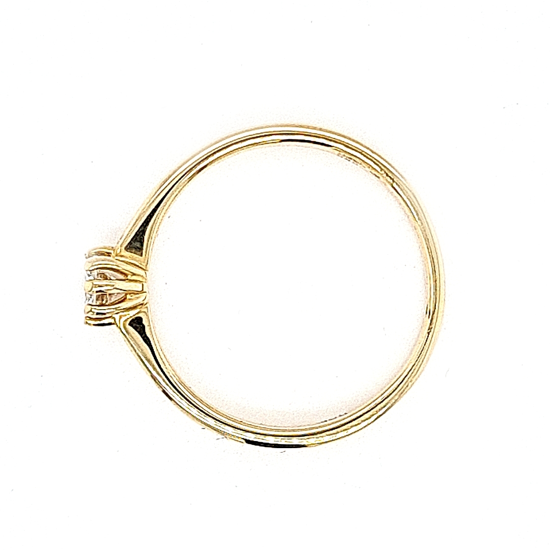 Solitärring 585 Gelbgold – Bild 15