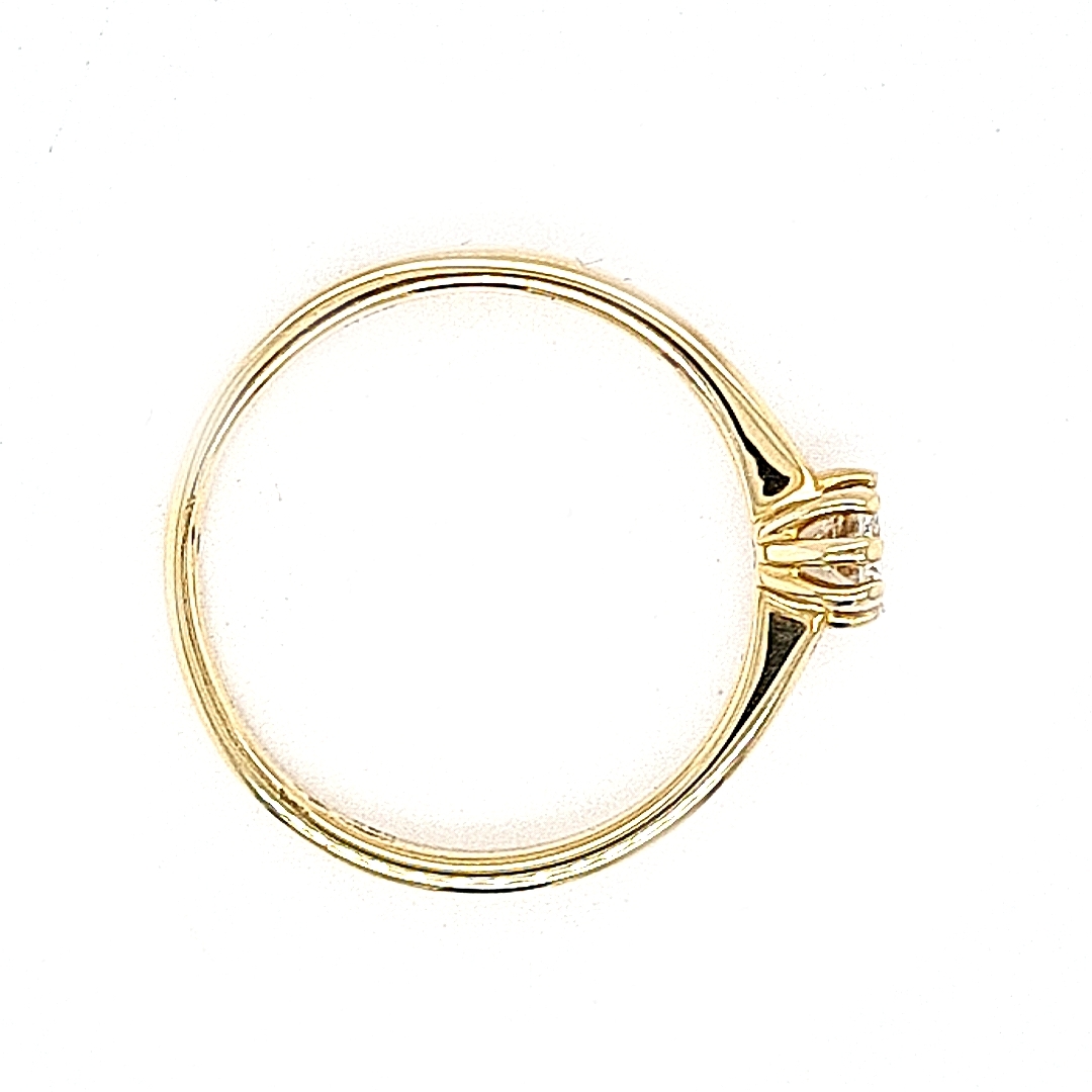 Solitärring 585 Gelbgold – Bild 16