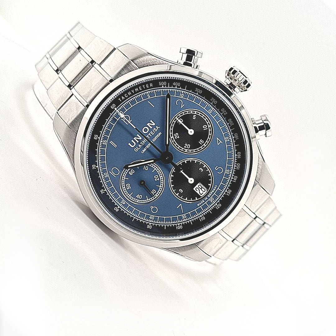 Union Glashütte Belisar Speedster Blau – Bild 2