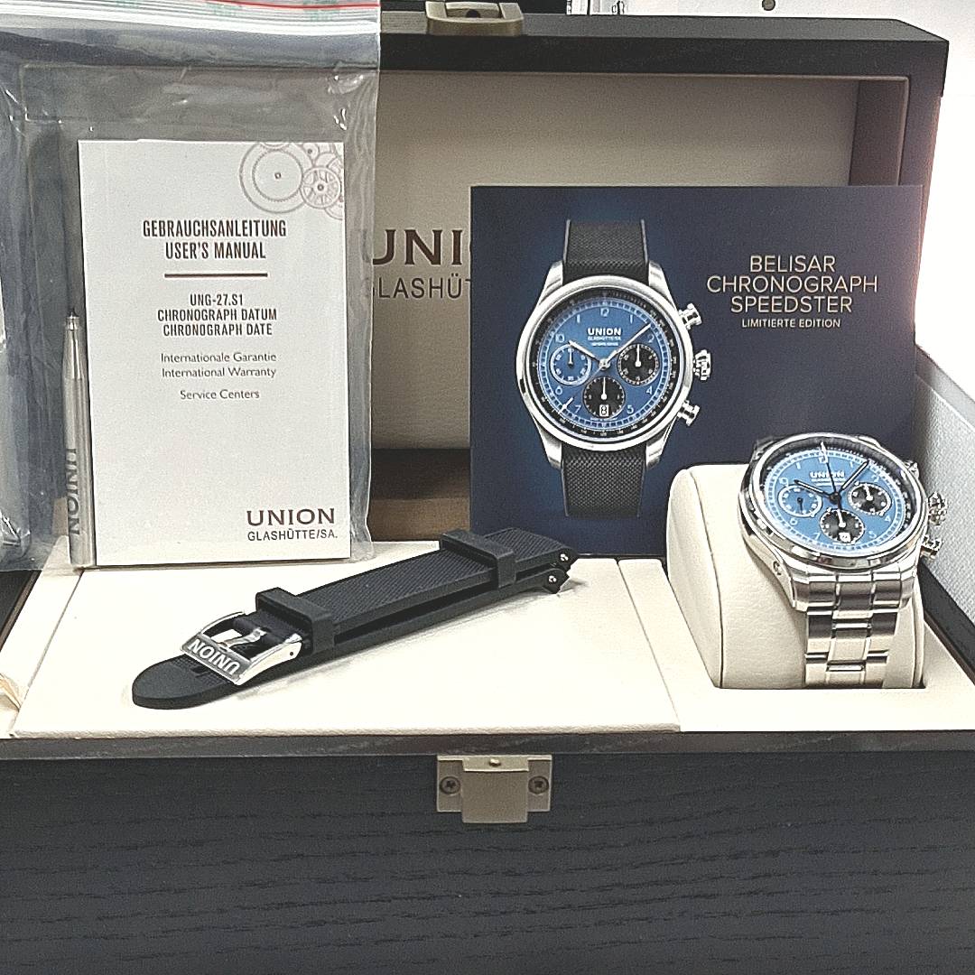 Union Glashütte Belisar Speedster Blau – Bild 18
