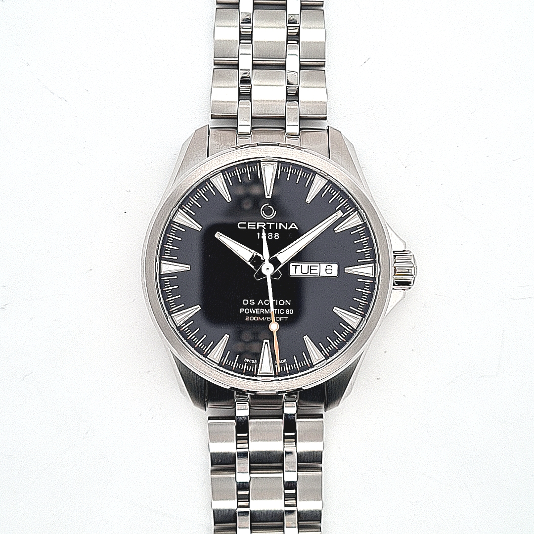 Certina DS Action Daydate Schwarz – Bild 10