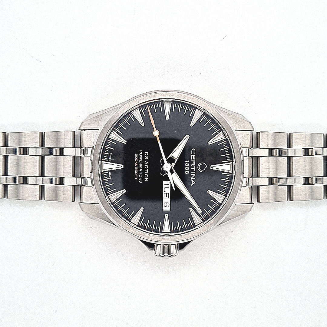 Certina DS Action Daydate Schwarz – Bild 11
