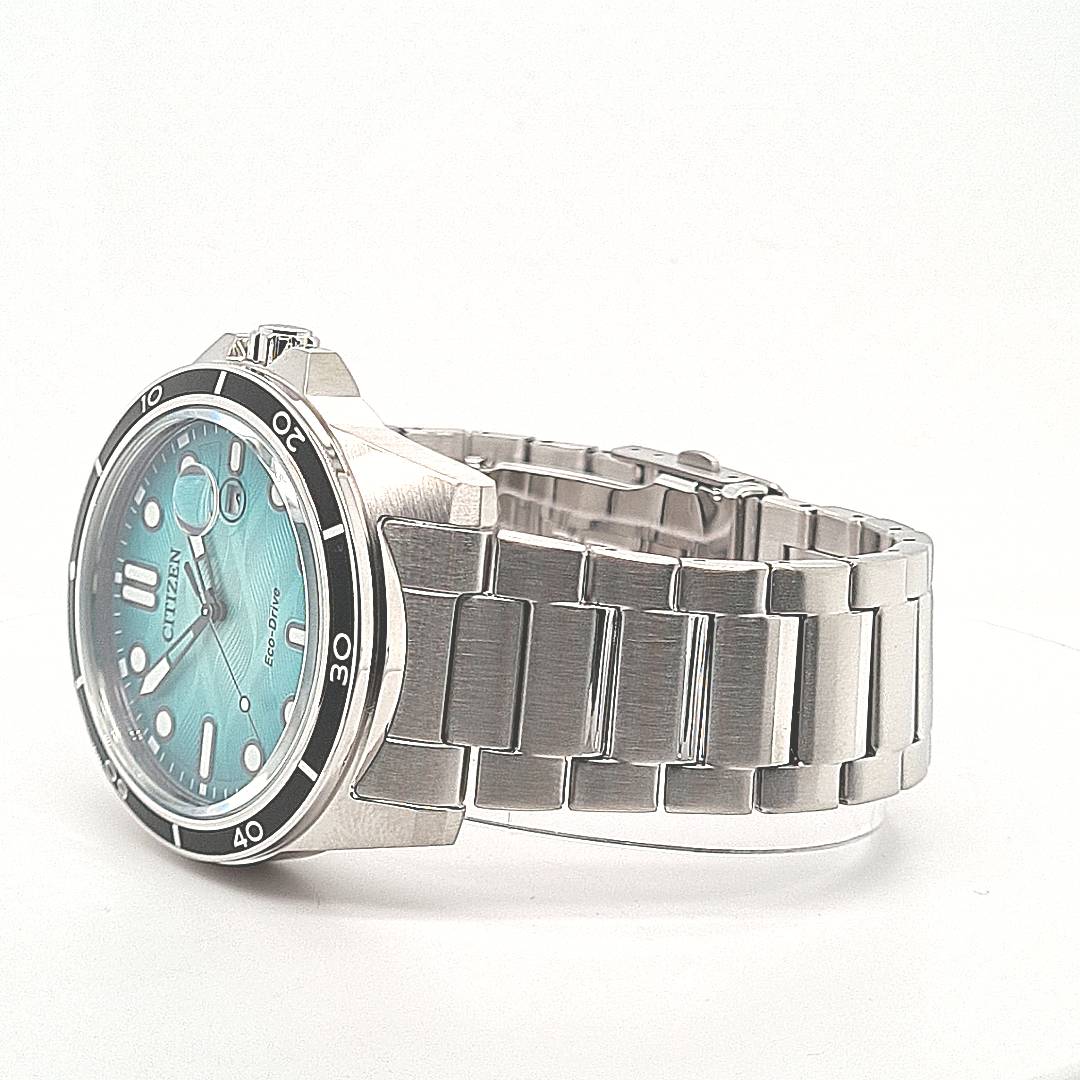 Citizen Herren Eco-Drive Grün – Bild 3