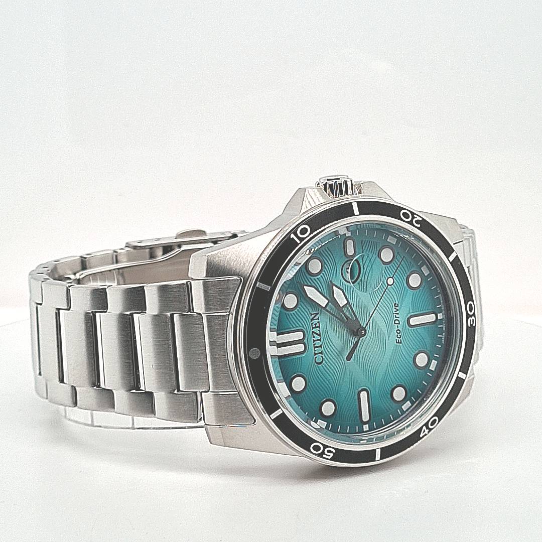 Citizen Herren Eco-Drive Grün – Bild 10