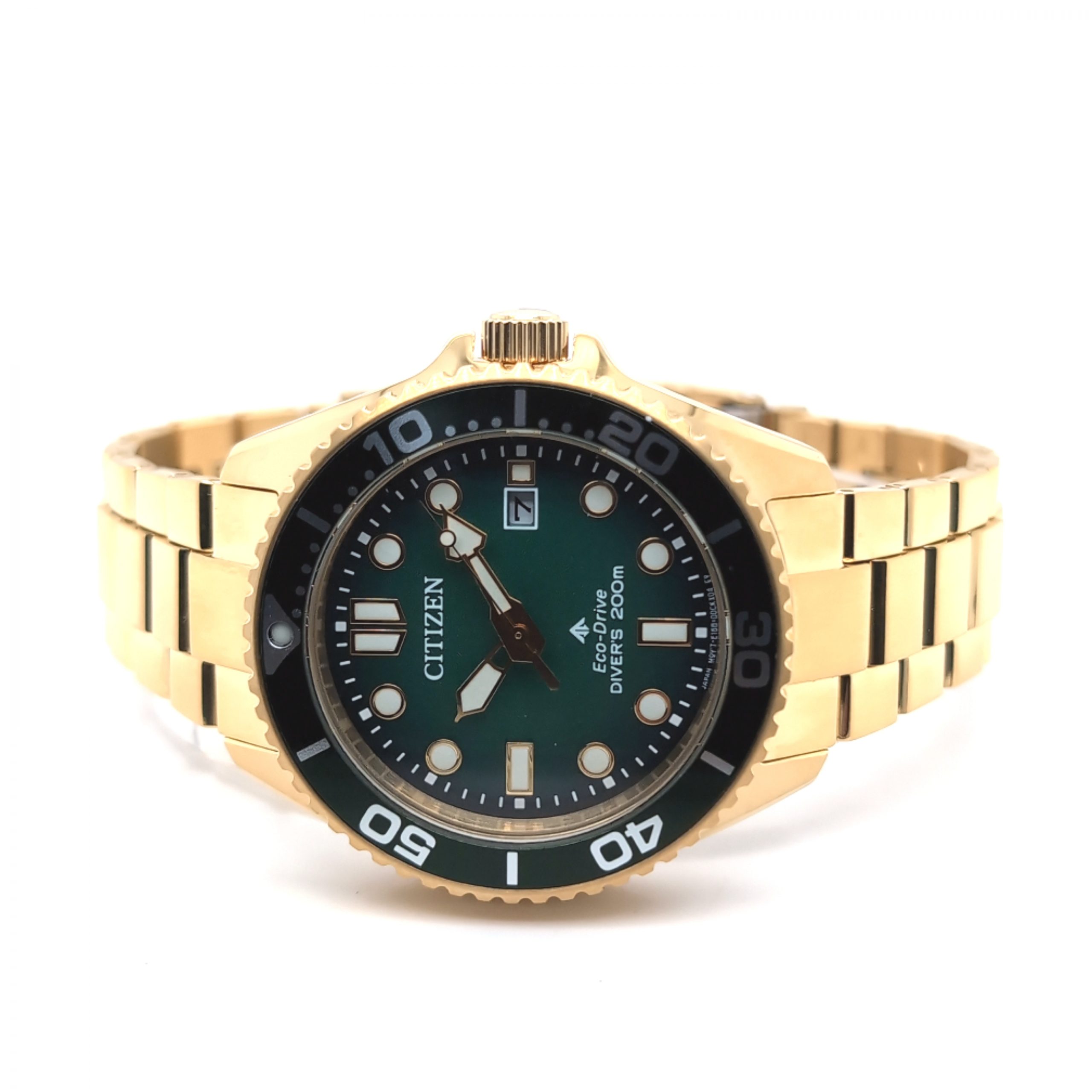 Citizen Promaster Diver Eco-Drive Grün vergoldet – Bild 2