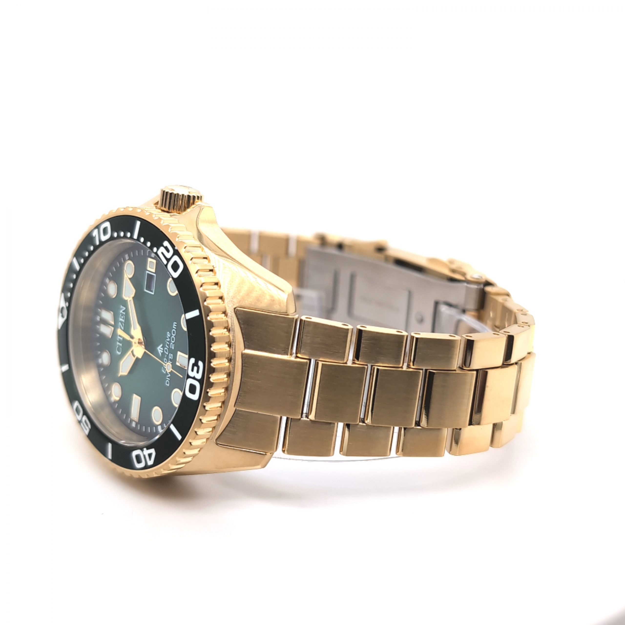 Citizen Promaster Diver Eco-Drive Grün vergoldet – Bild 3