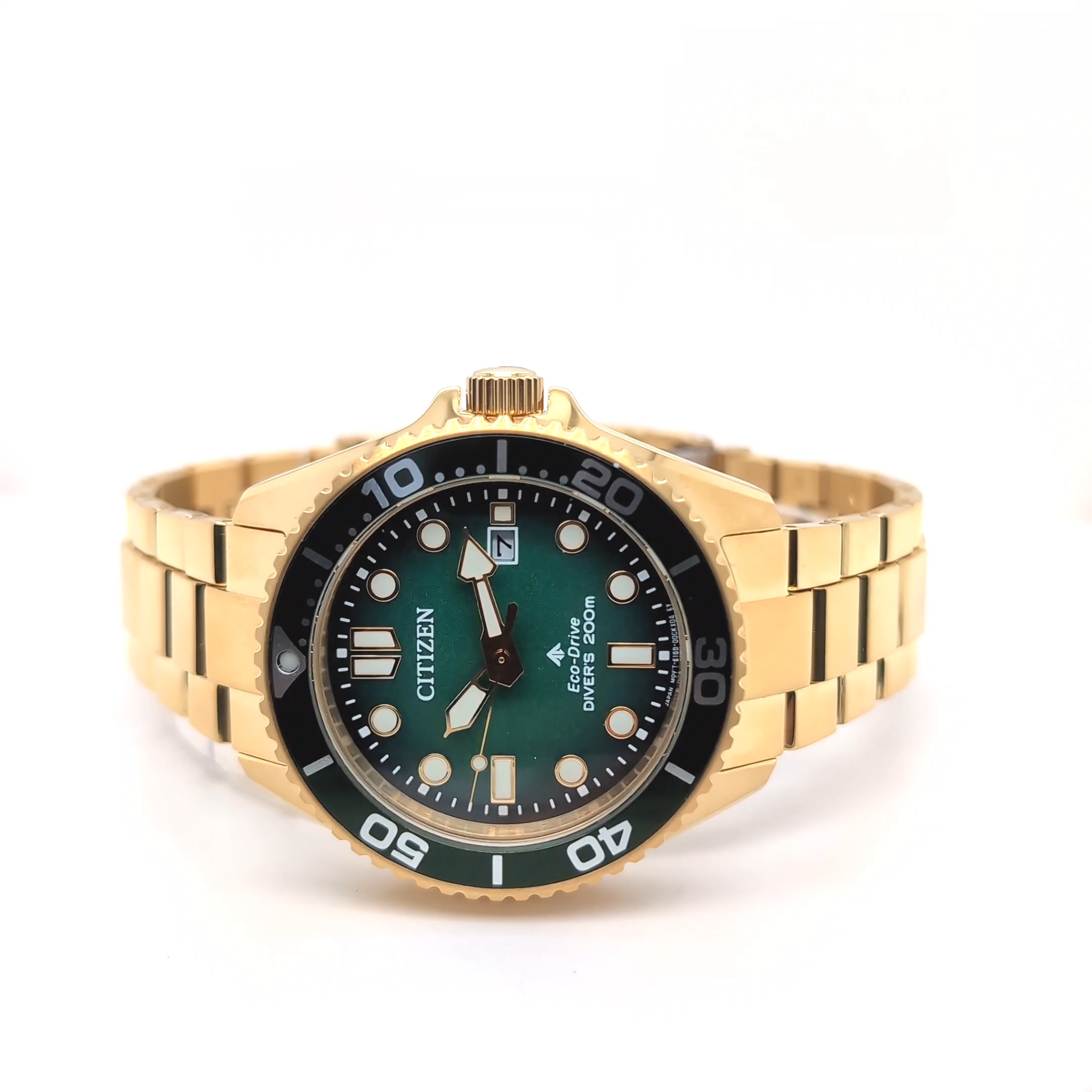 Citizen Promaster Diver Eco-Drive Grün vergoldet – Bild 10