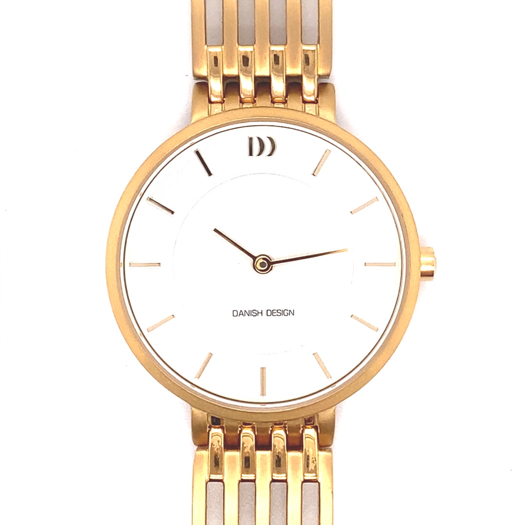 Danish Design Judi Damenuhr Titan vergoldet – Bild 2