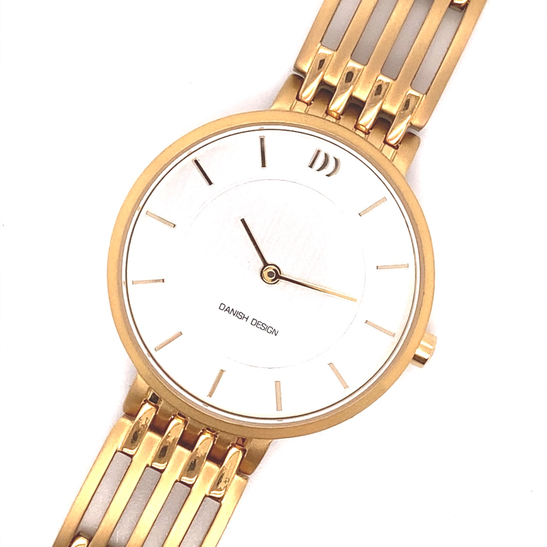 Danish Design Judi Damenuhr Titan vergoldet – Bild 3