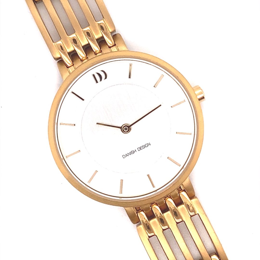 Danish Design Judi Damenuhr Titan vergoldet – Bild 4