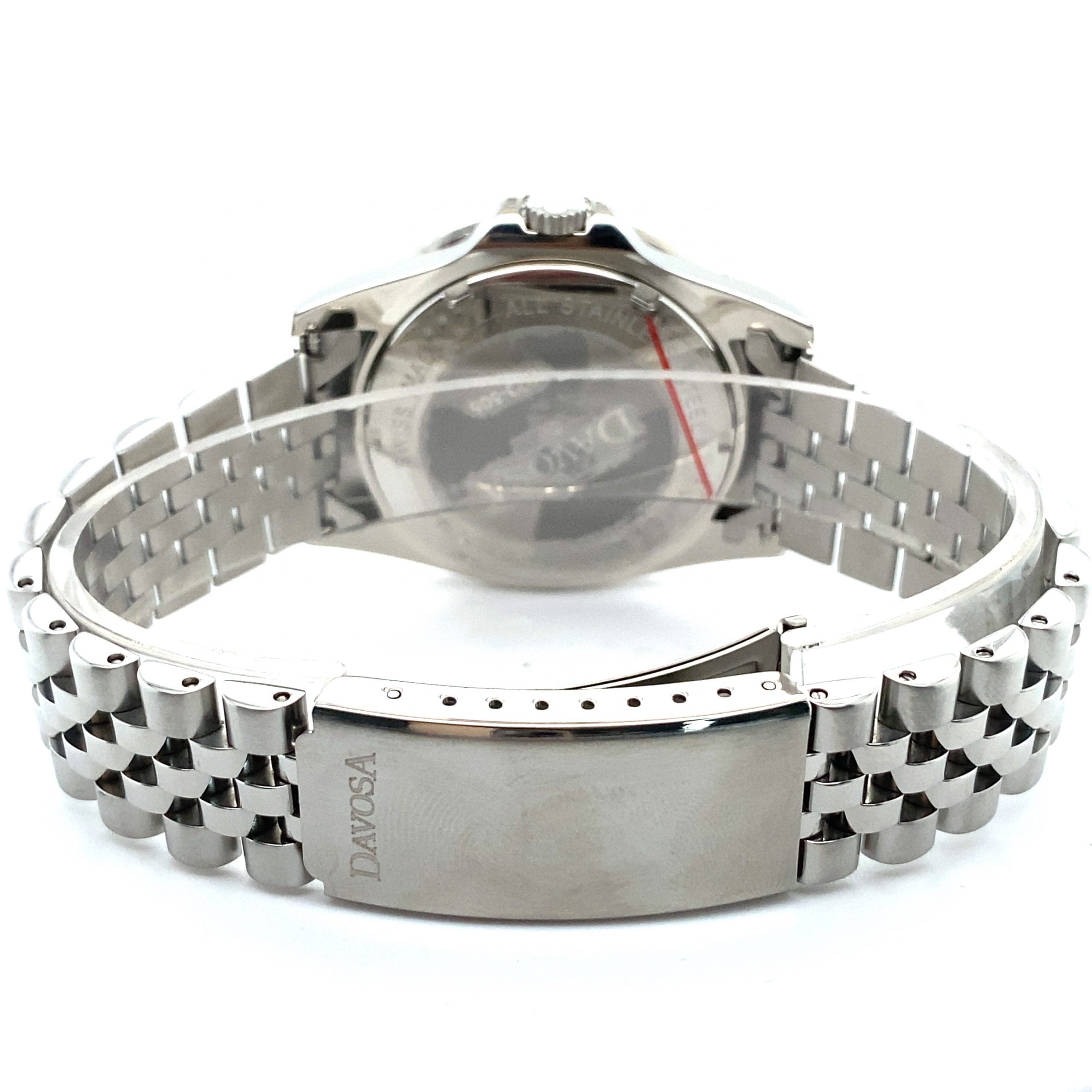 Davosa Vintage Diver TT Rot Blau Quartz – Bild 7