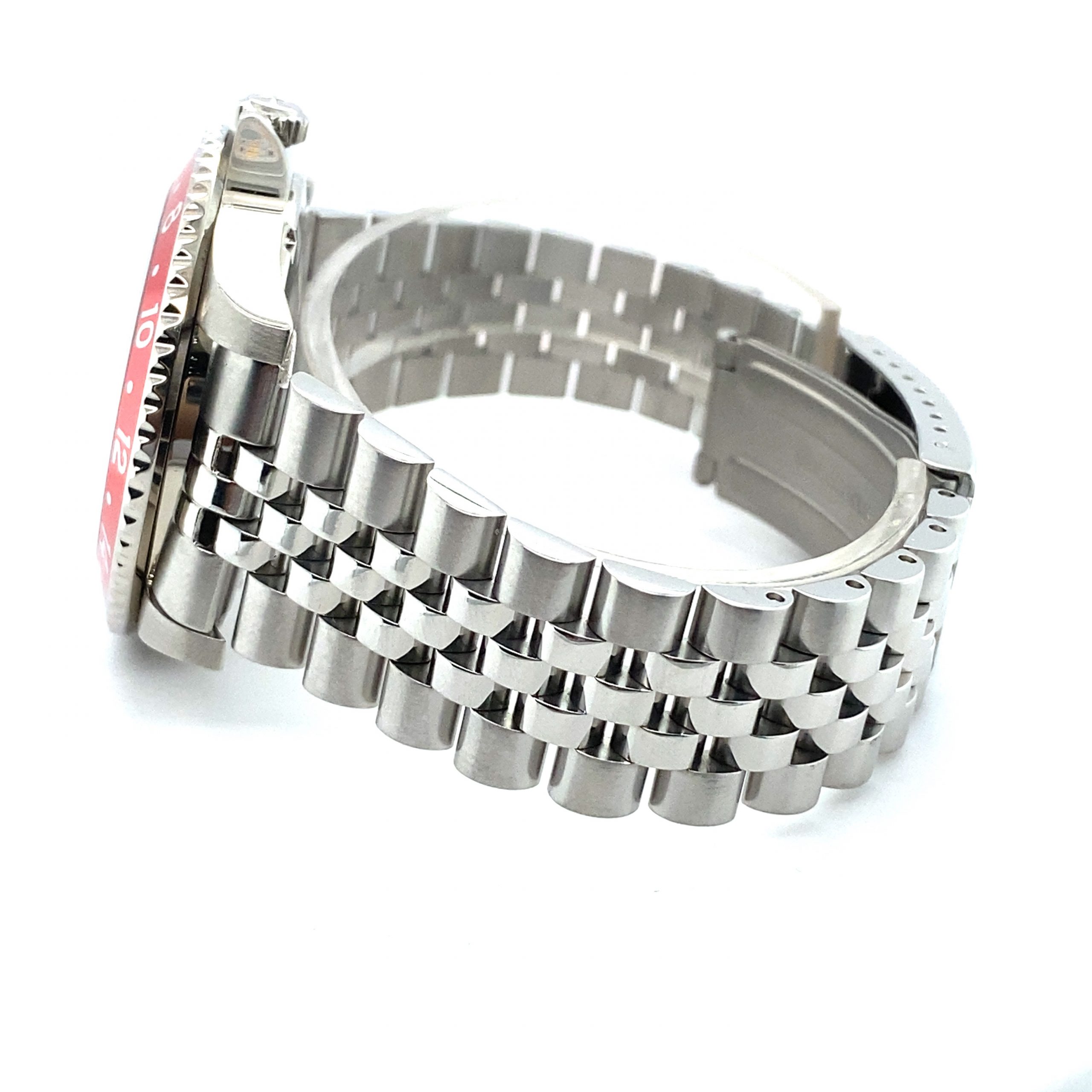 Davosa Vintage Diver TT Rot Blau Quartz – Bild 8