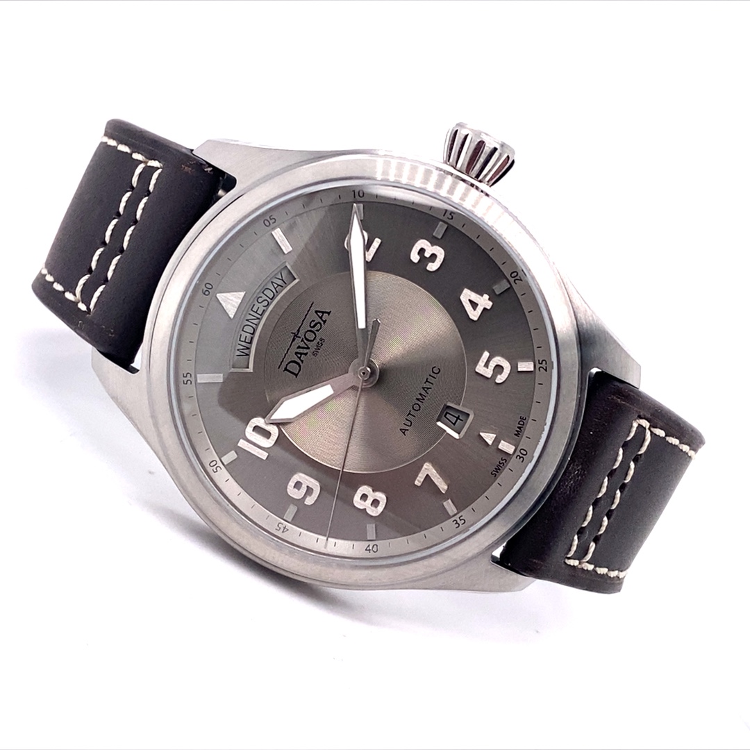 Davosa Newton Day-Date Grau – Bild 2