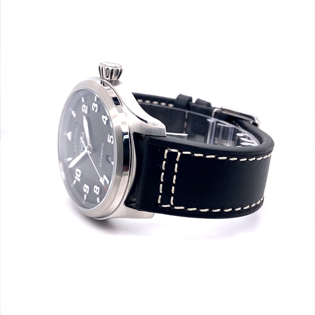 Davosa Newton Pilot Day-Date Schwarz – Bild 6