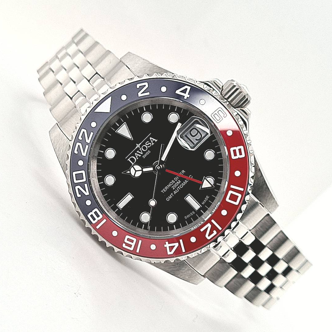 Davosa Ternos Professional TT GMT Rot-Blau 40mm