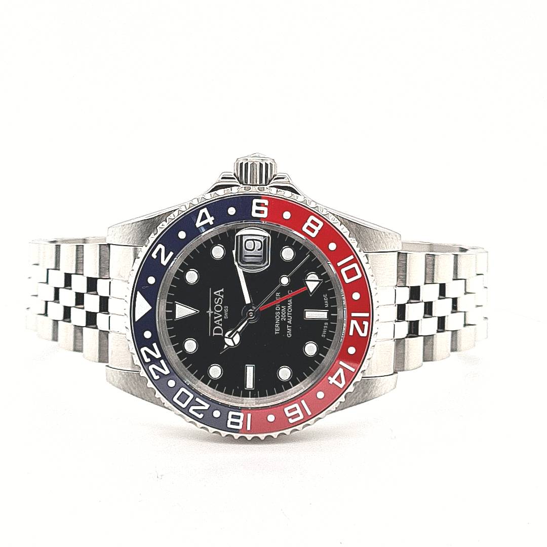 Davosa Ternos Professional TT GMT Rot-Blau 40mm – Bild 2