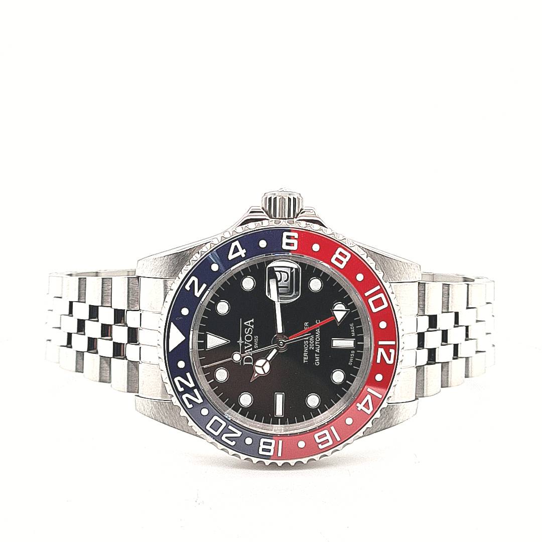 Davosa Ternos Professional TT GMT Rot-Blau 40mm – Bild 10