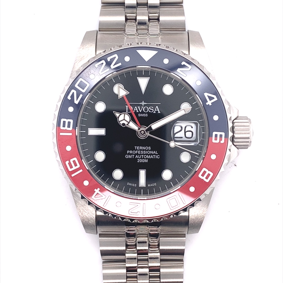 Davosa Ternos Professional TT GMT Rot-Blau 42mm – Bild 14