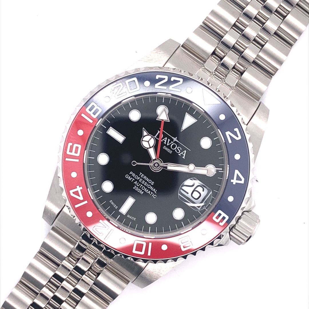 Davosa Ternos Professional TT GMT Rot-Blau 42mm – Bild 15