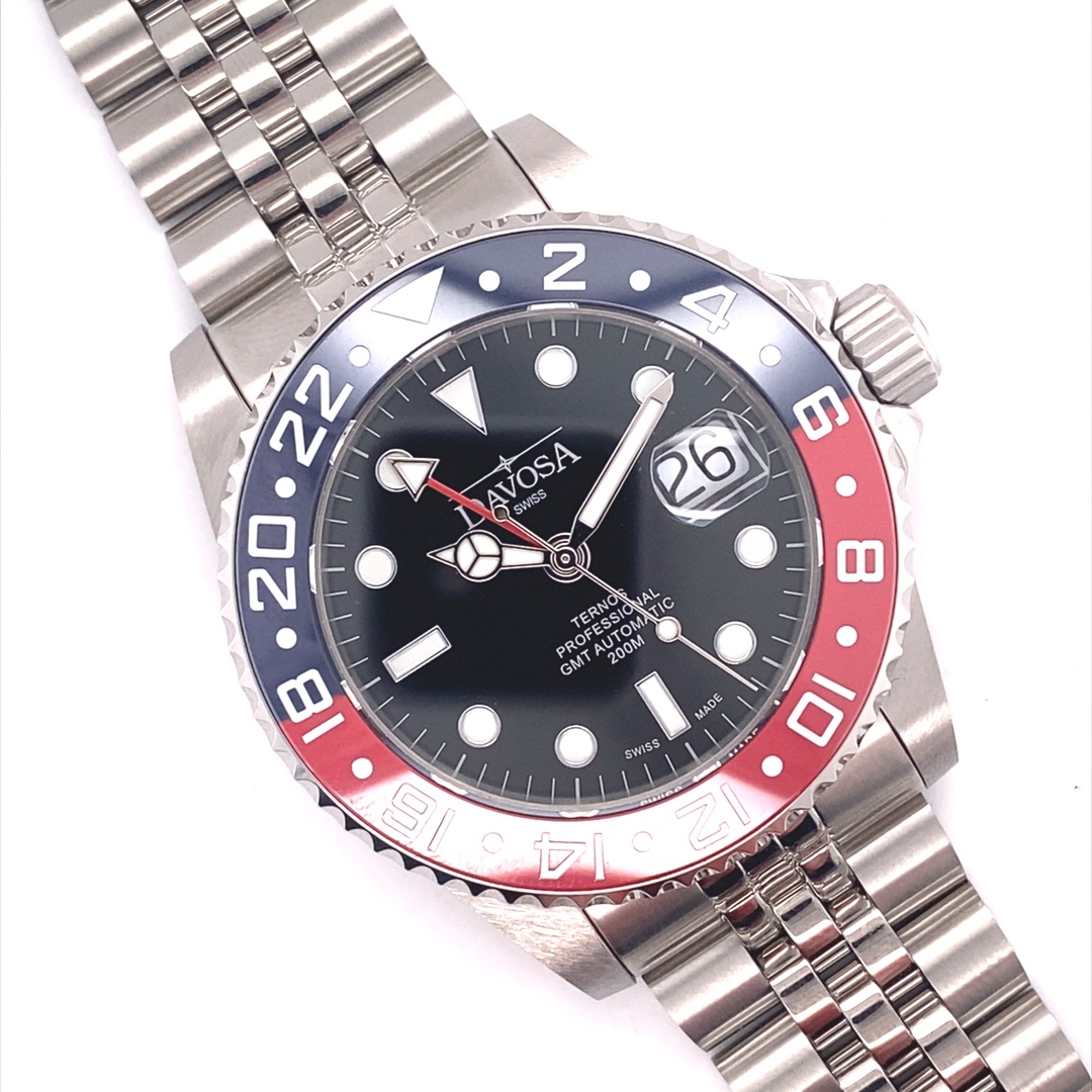Davosa Ternos Professional TT GMT Rot-Blau 42mm – Bild 16