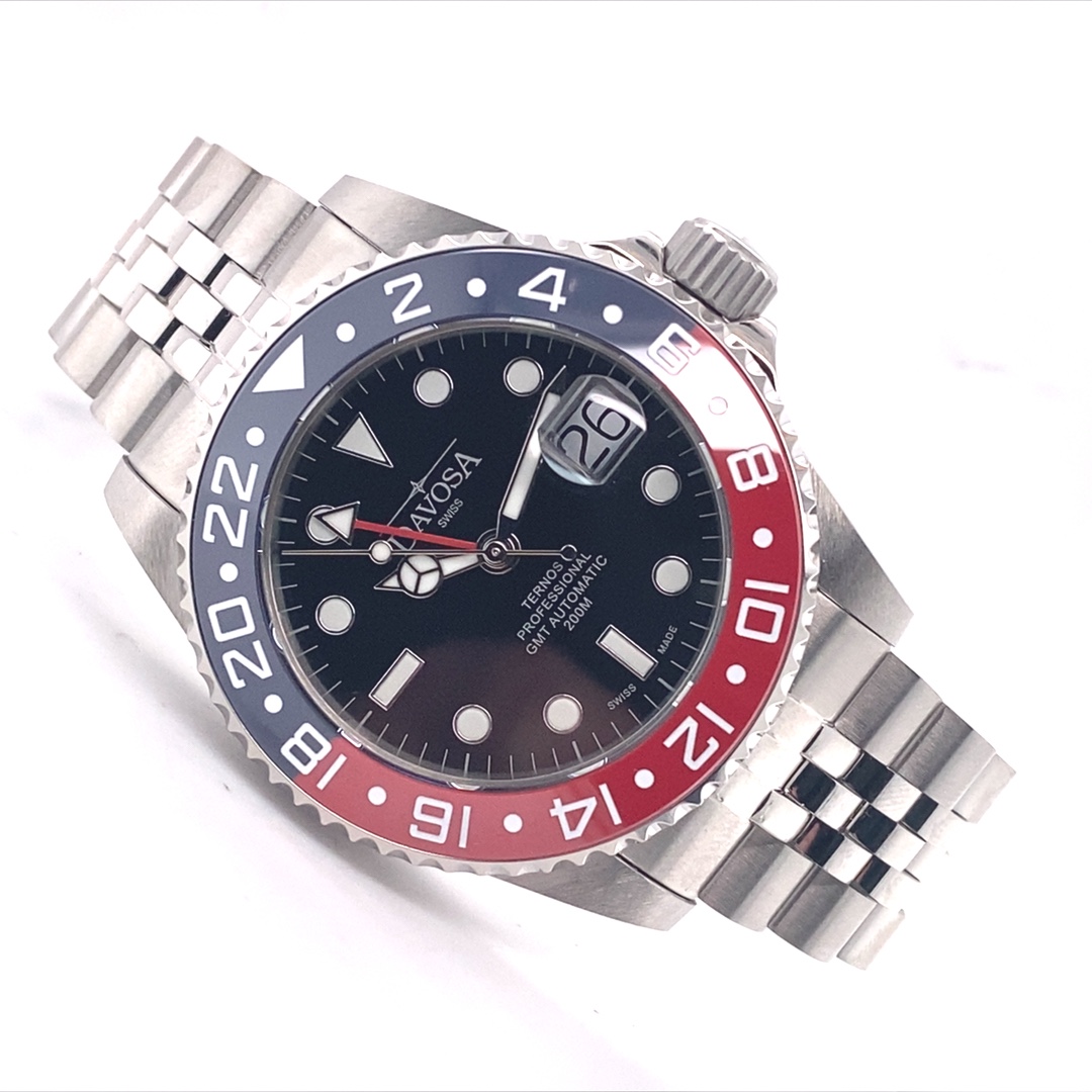 Davosa Ternos Professional TT GMT Rot-Blau 42mm – Bild 2