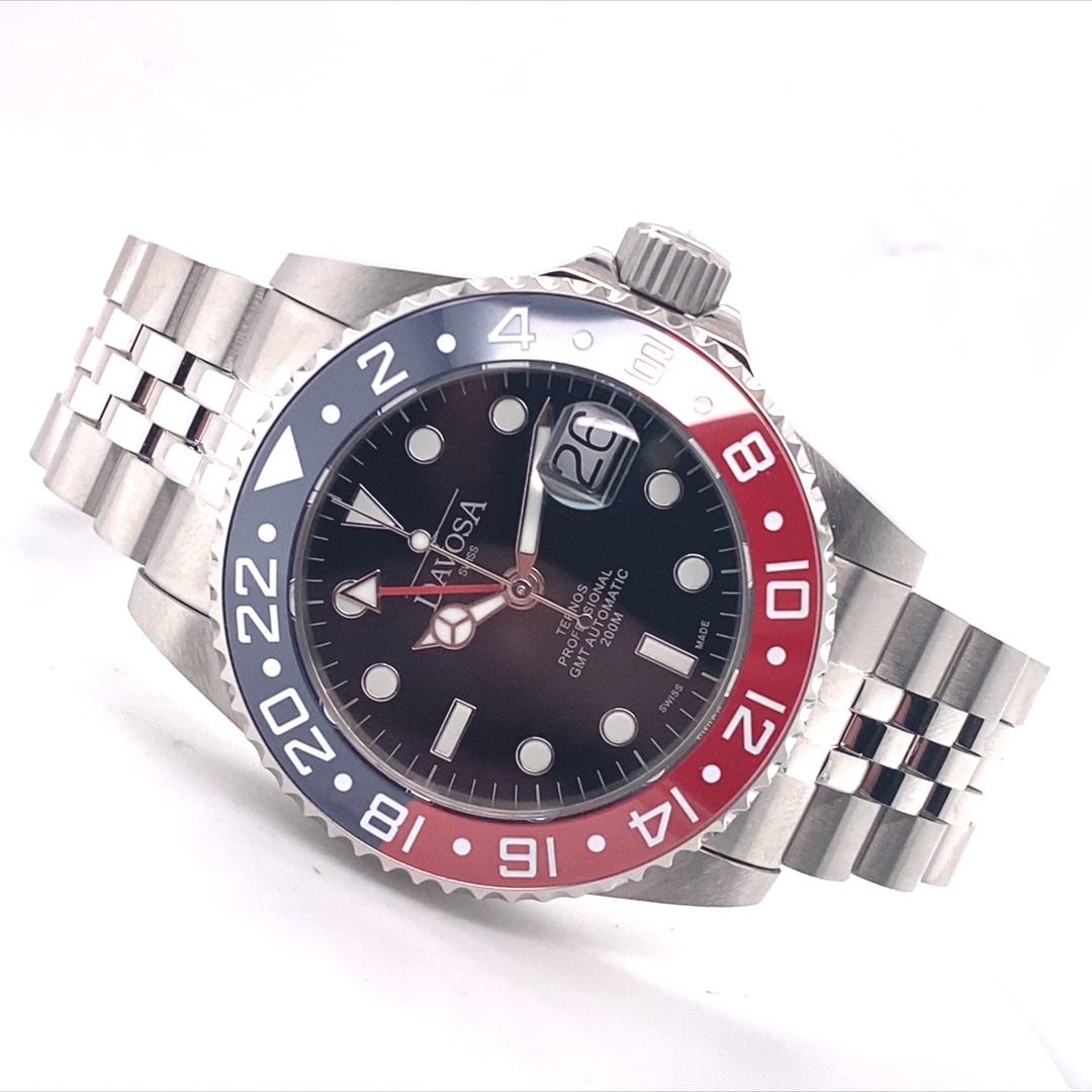 Davosa Ternos Professional TT GMT Rot-Blau 42mm – Bild 3