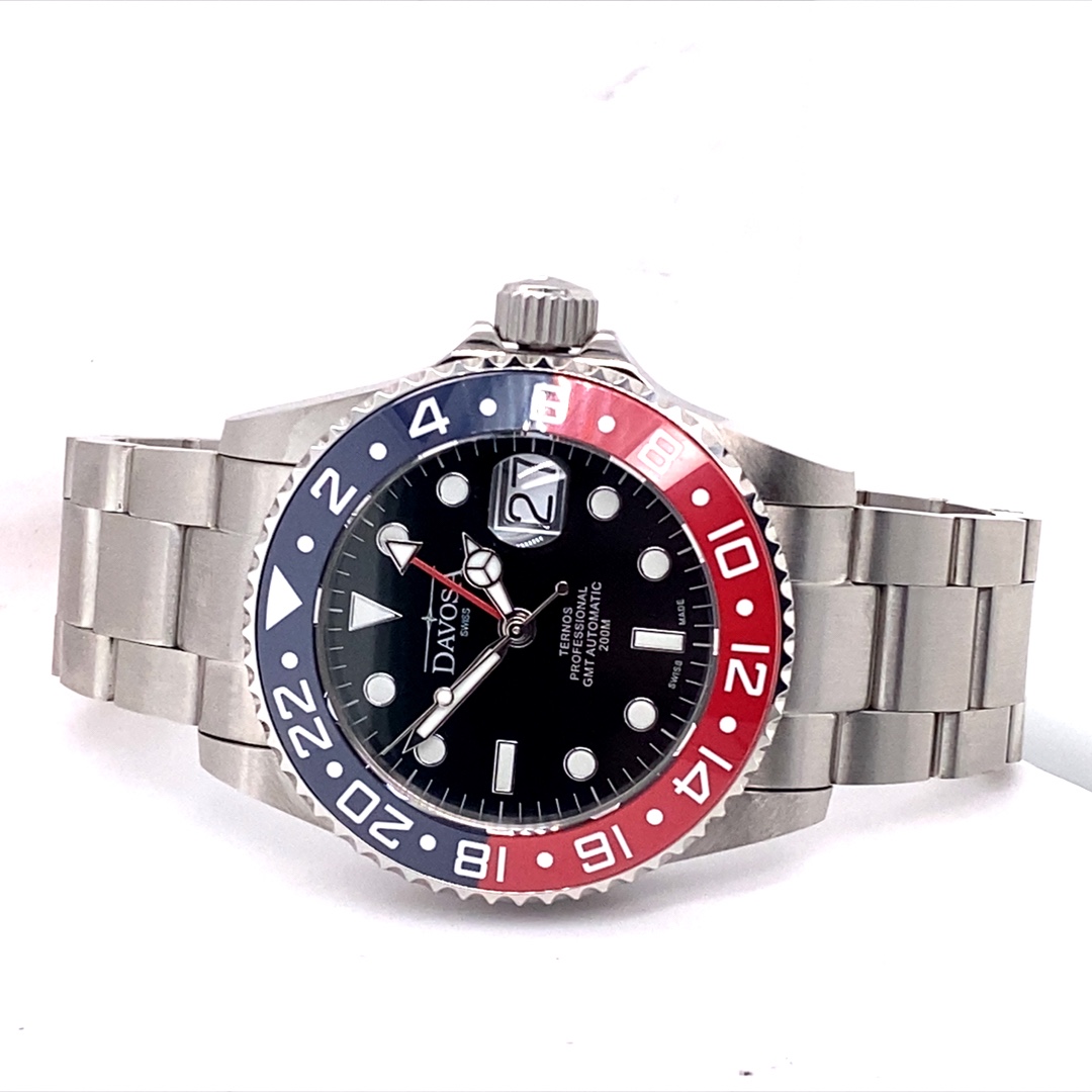 Davosa Ternos Professional TT GMT Blau-Rot 42mm – Bild 11