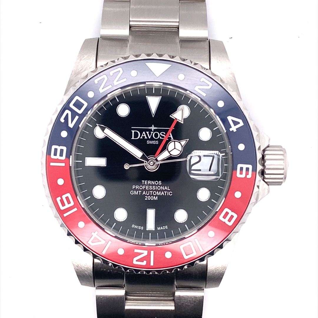 Davosa Ternos Professional TT GMT Blau-Rot 42mm – Bild 13