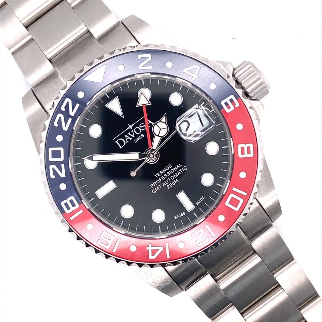 Davosa Ternos Professional TT GMT Blau-Rot 42mm – Bild 15