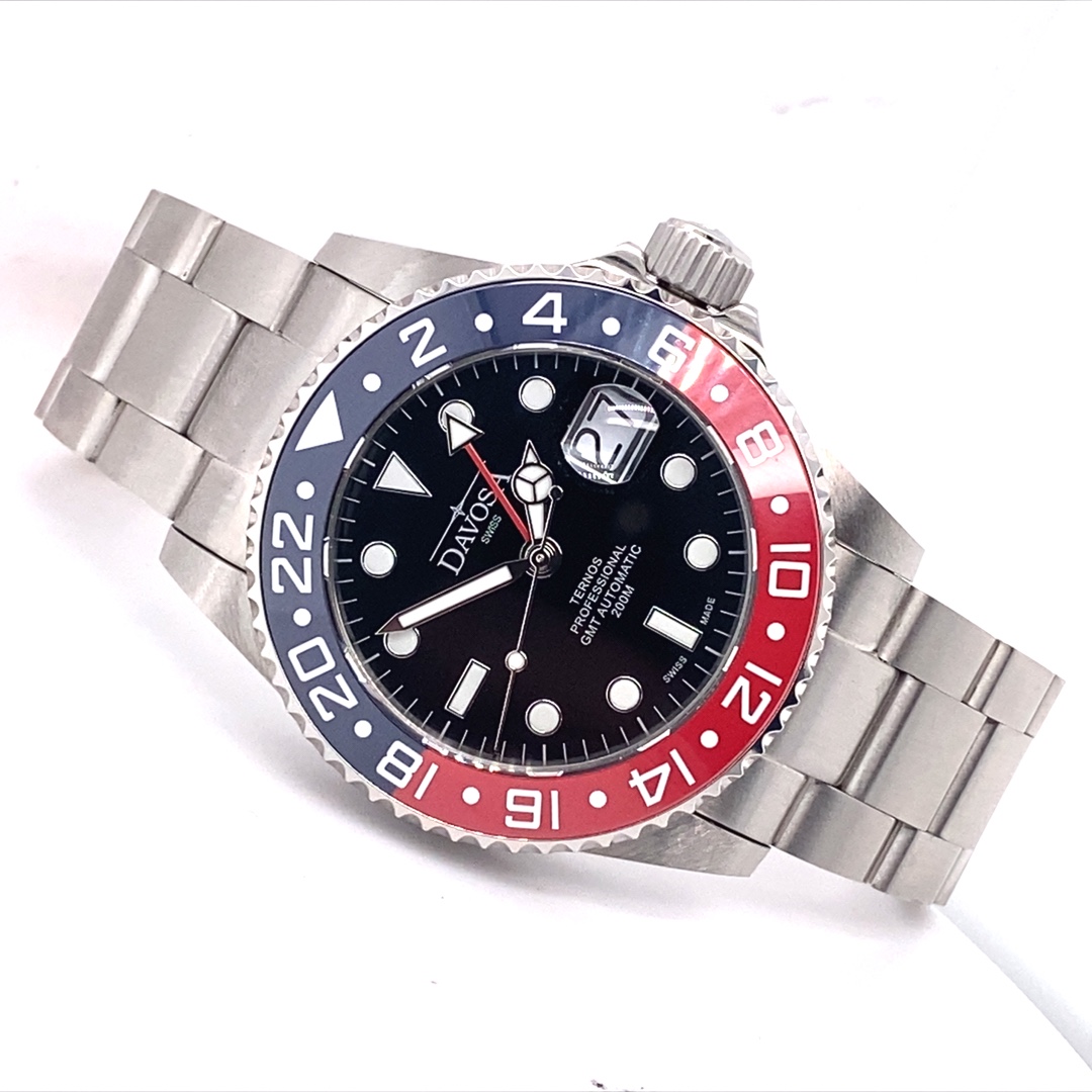 Davosa Ternos Professional TT GMT Blau-Rot 42mm – Bild 2