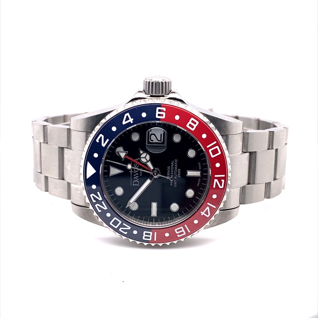 Davosa Ternos Professional TT GMT Blau-Rot 42mm – Bild 3