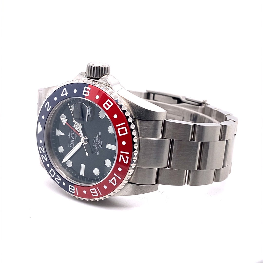 Davosa Ternos Professional TT GMT Blau-Rot 42mm – Bild 4
