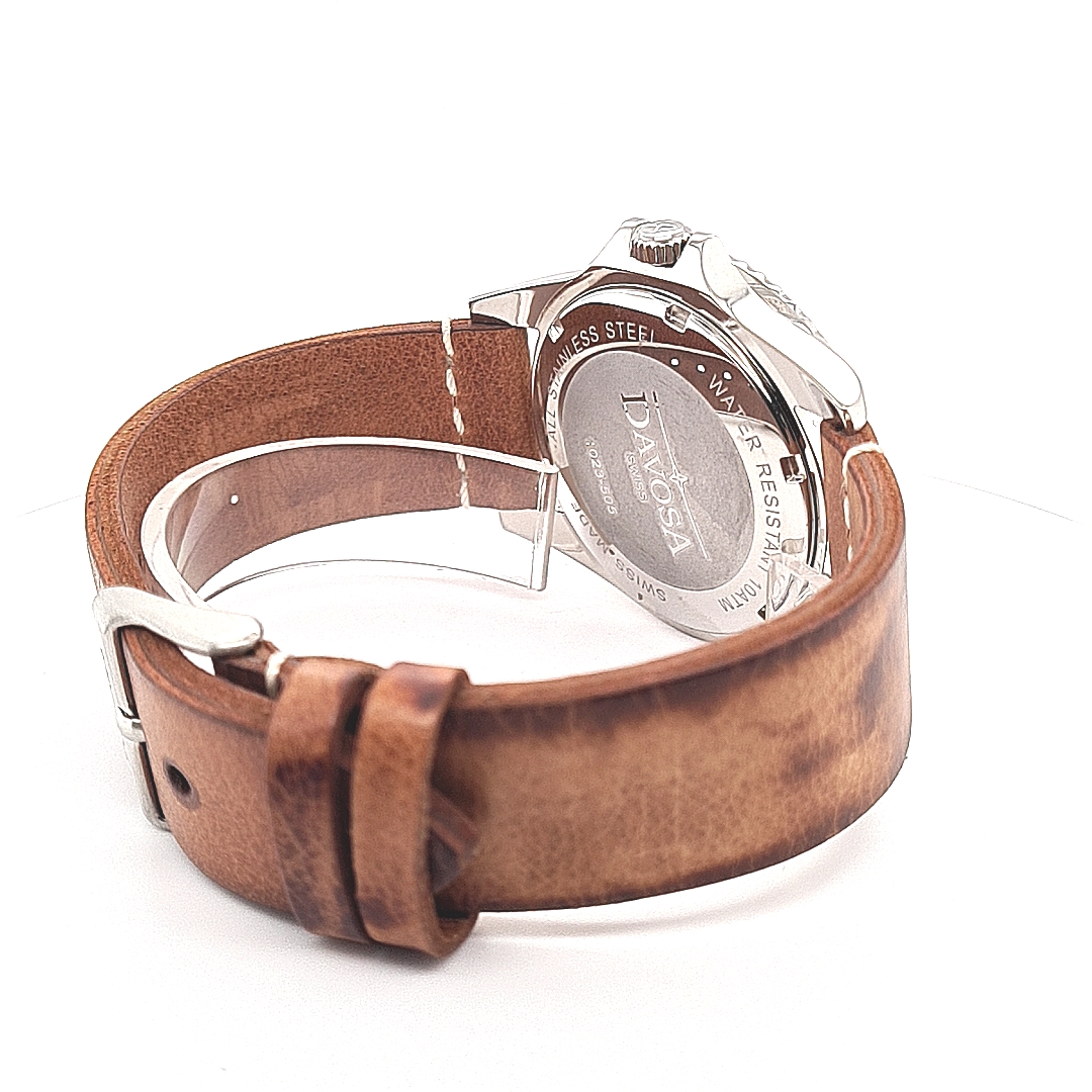 Davosa Vintage Diver Rot Blau Quartz – Bild 8