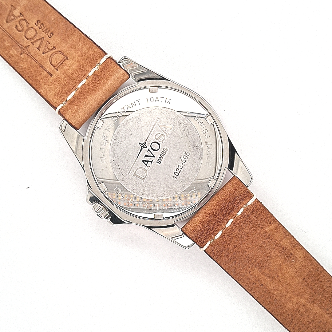 Davosa Vintage Diver Rot Blau Quartz – Bild 14