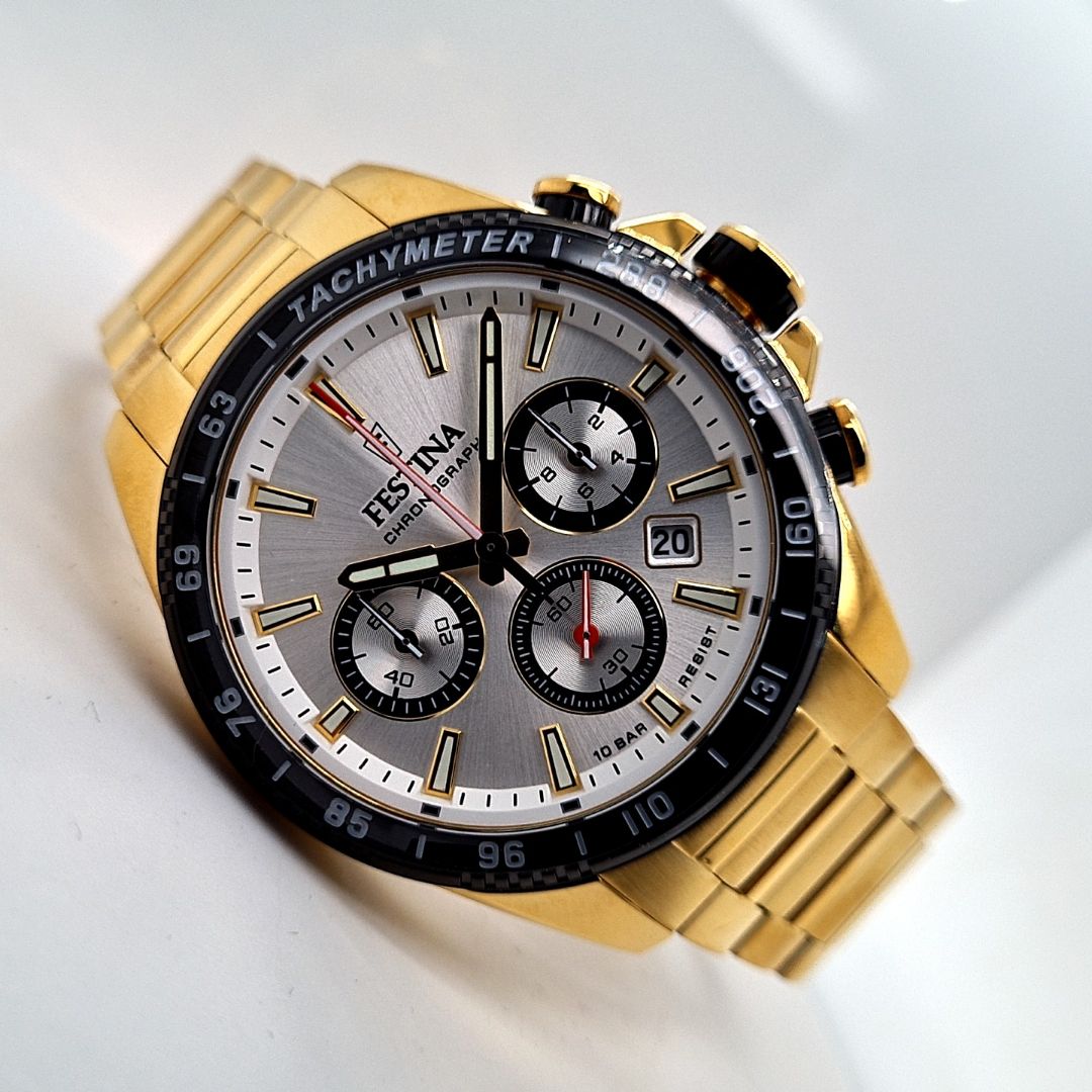 Festina Timeless Chronograph vergoldet
