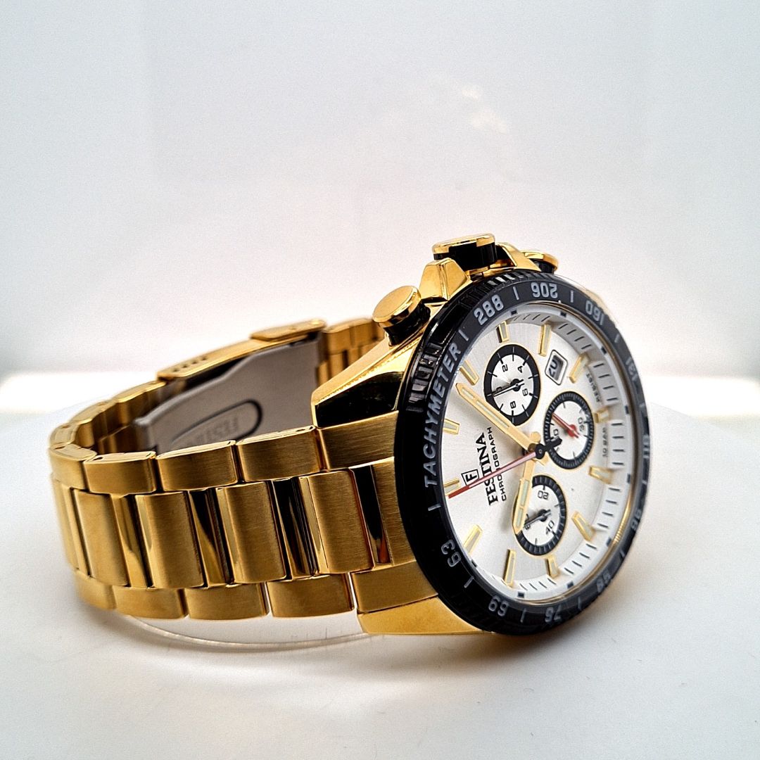 Festina Timeless Chronograph vergoldet – Bild 9