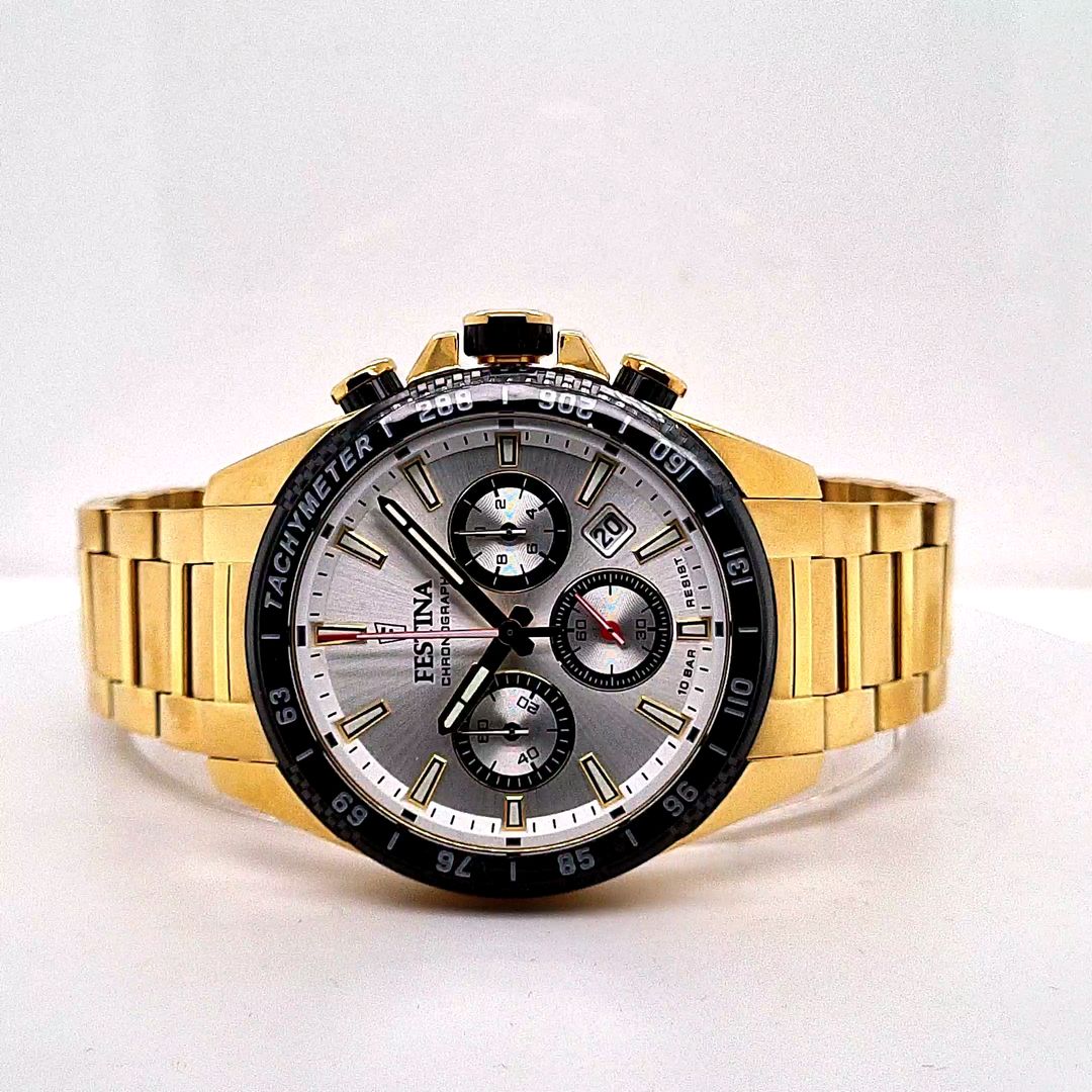 Festina Timeless Chronograph vergoldet – Bild 10