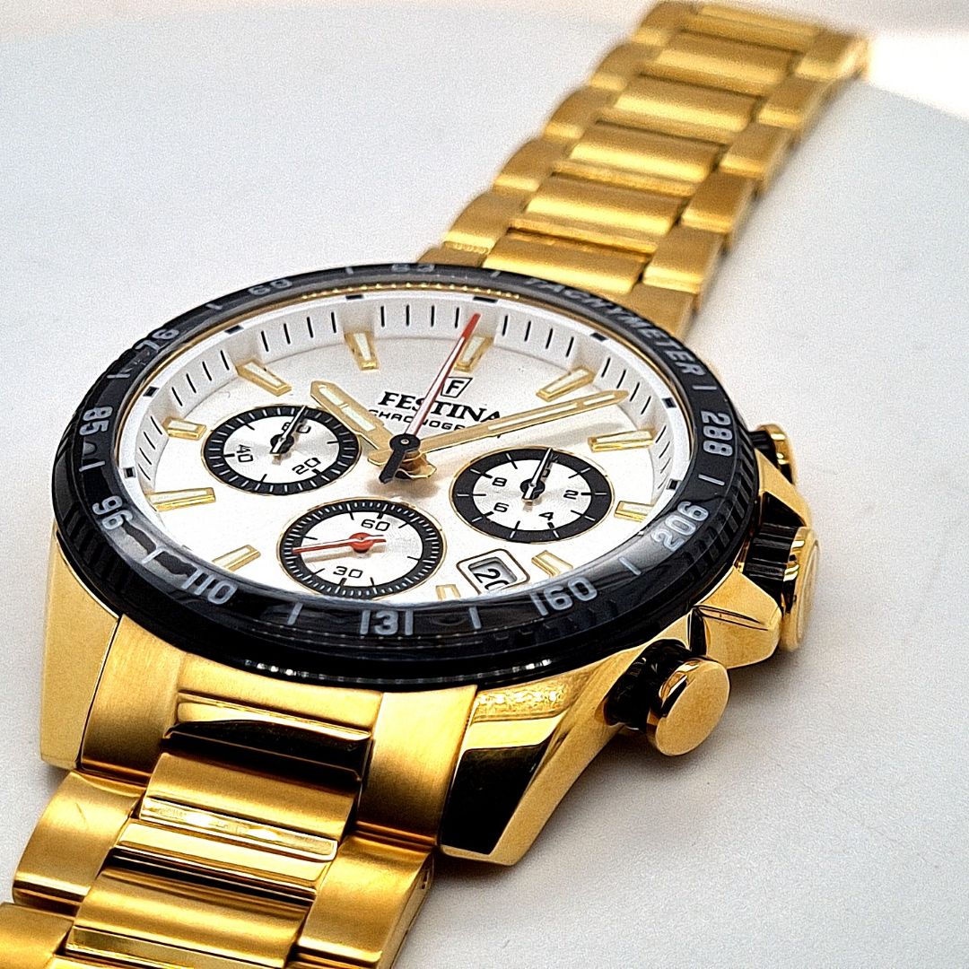 Festina Timeless Chronograph vergoldet – Bild 13
