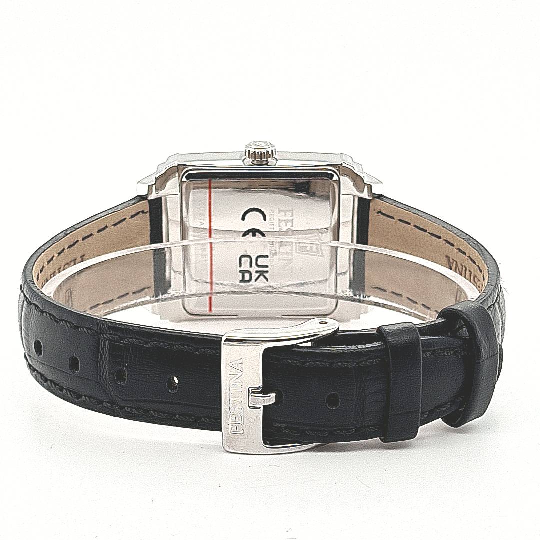 Festina Damenuhr On the Square Schwarz – Bild 6