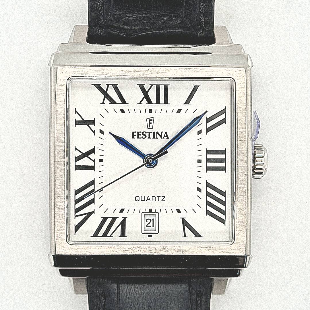 Festina Damenuhr On the Square Schwarz – Bild 10