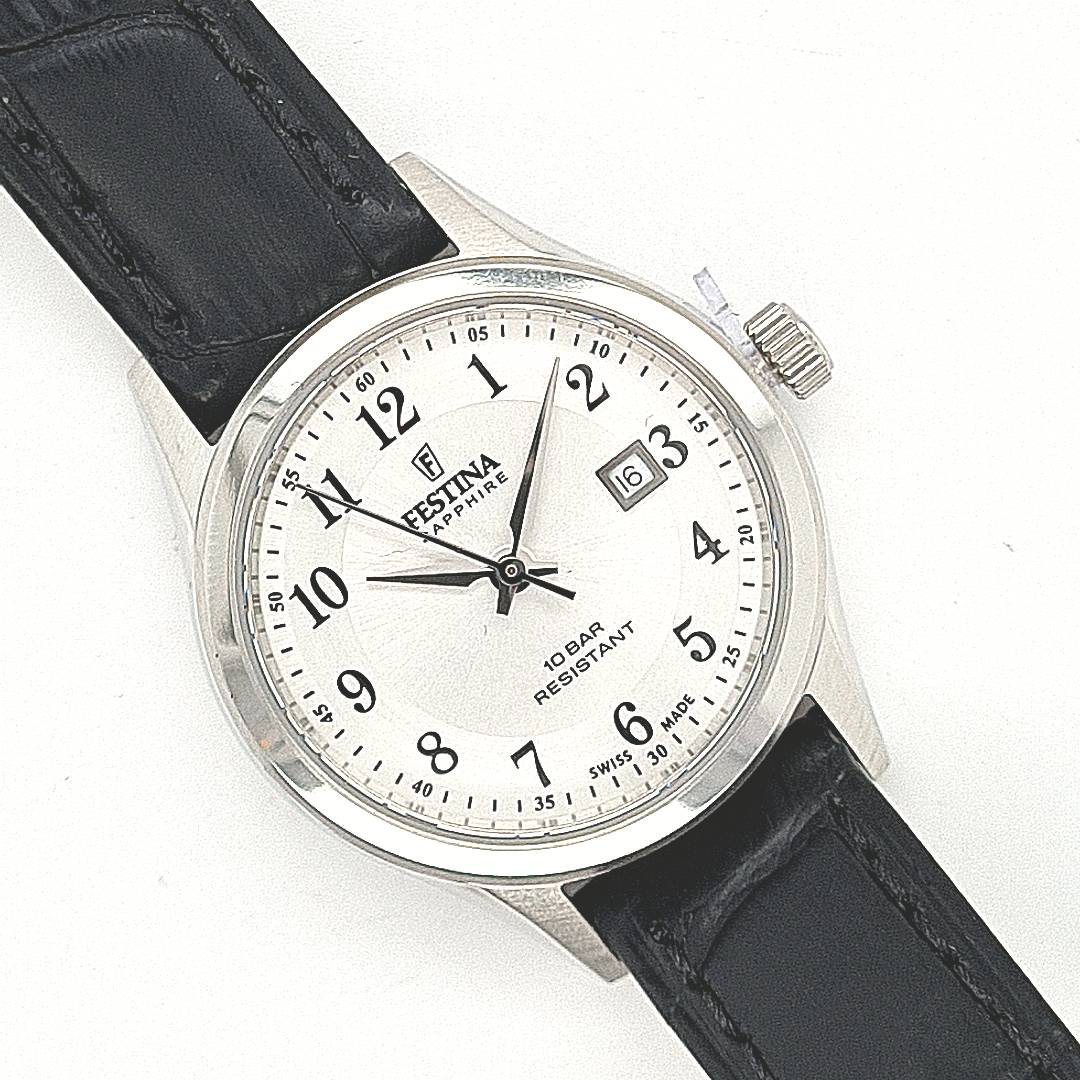 Festina Swiss Made Damenuhr arabisch – Bild 10