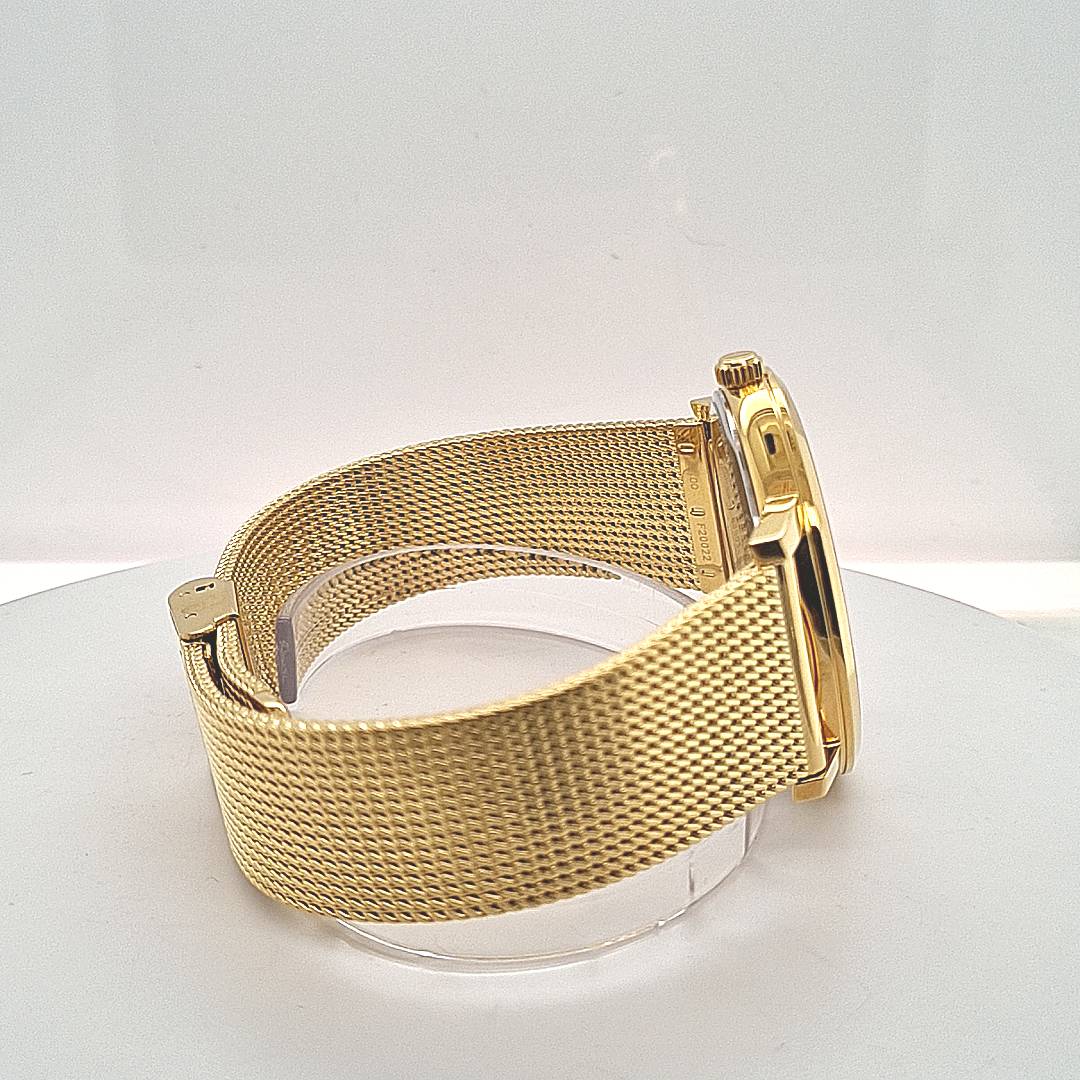 Festina Swiss Made Herrenuhr mit Milanaiseband vergoldet – Bild 8