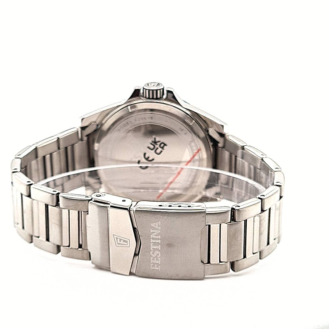 Festina Herrenuhr Titan Grün – Bild 8