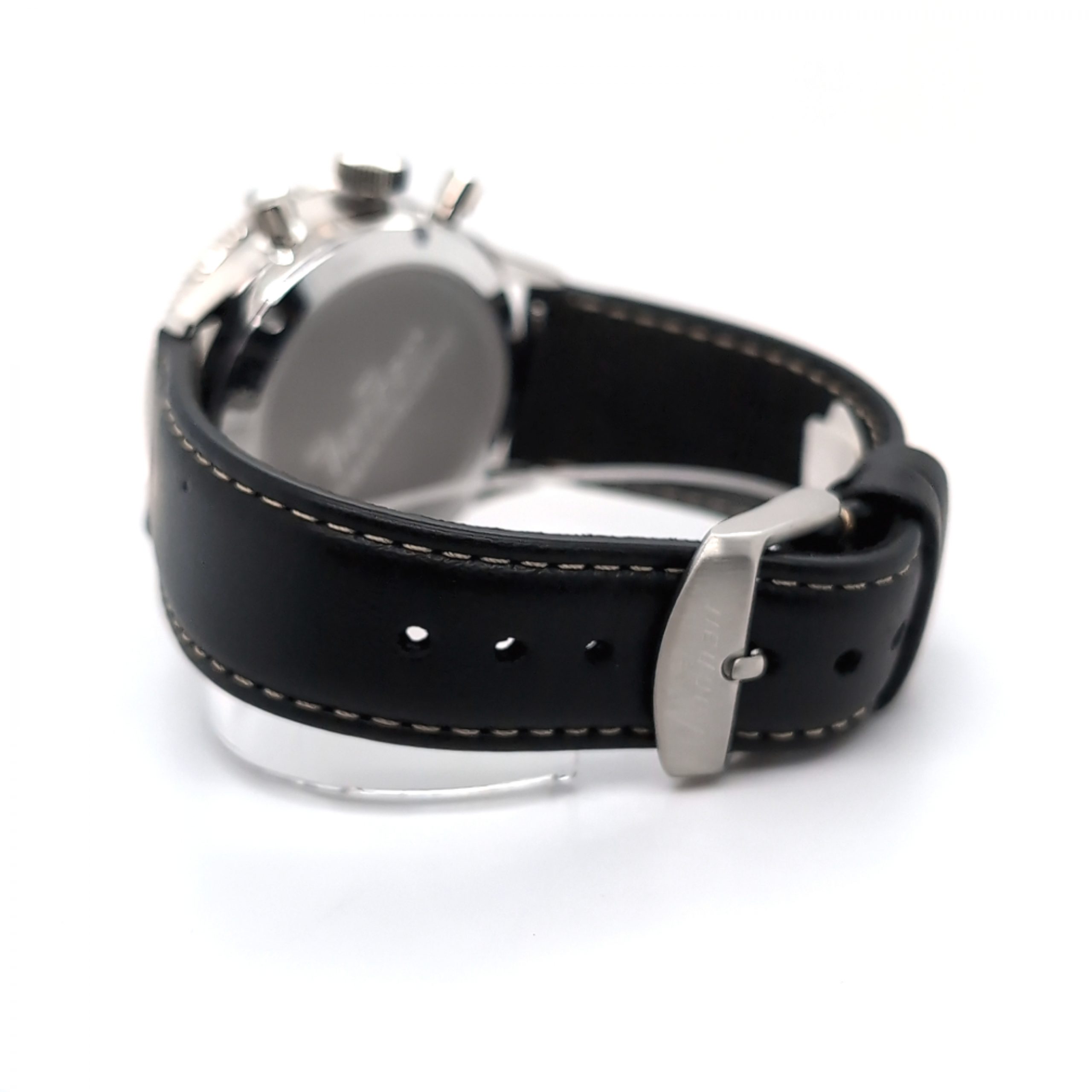 Hanhart 415 ES Panda 39 Lederband Handaufzug – Bild 5