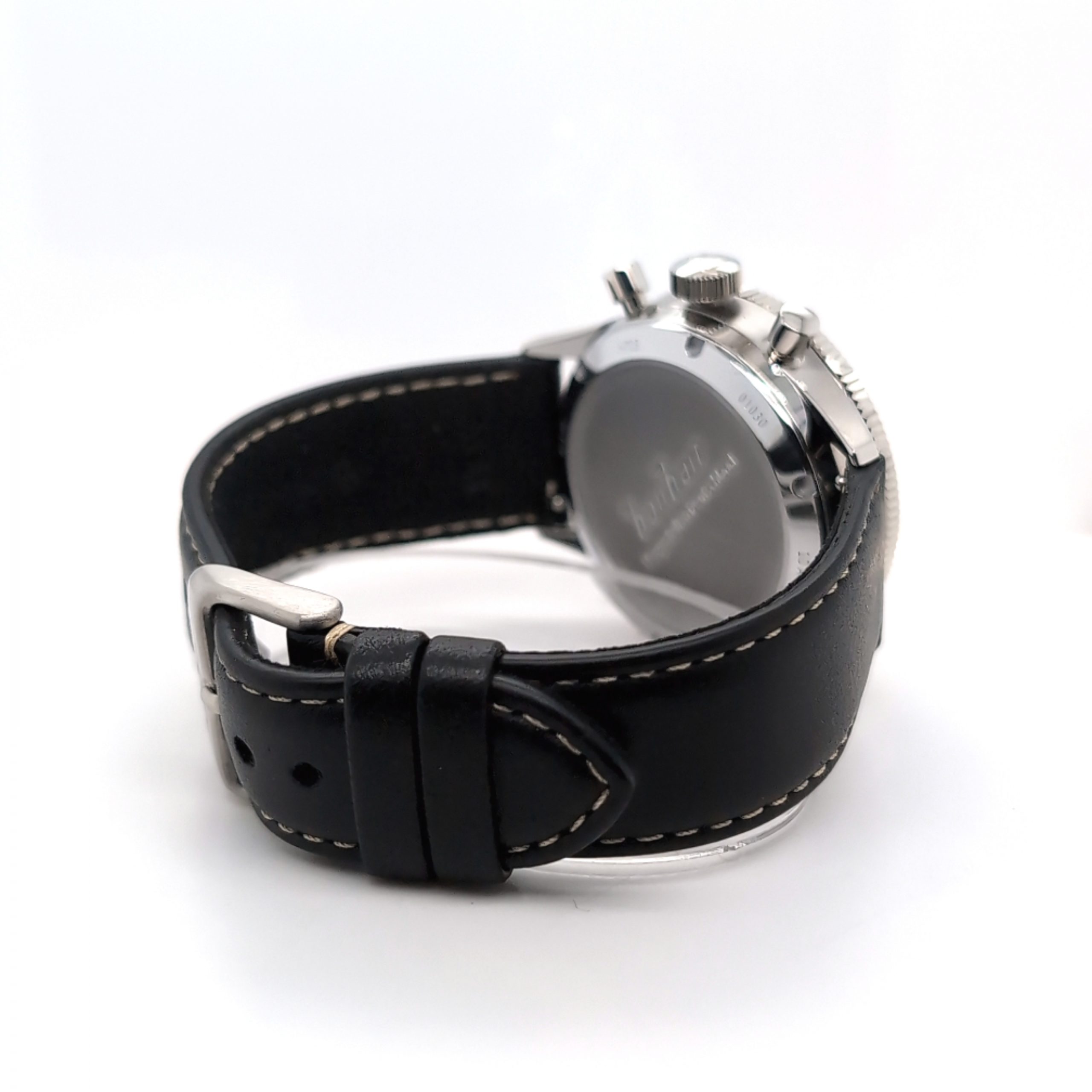 Hanhart 415 ES Panda 39 Lederband Handaufzug – Bild 7