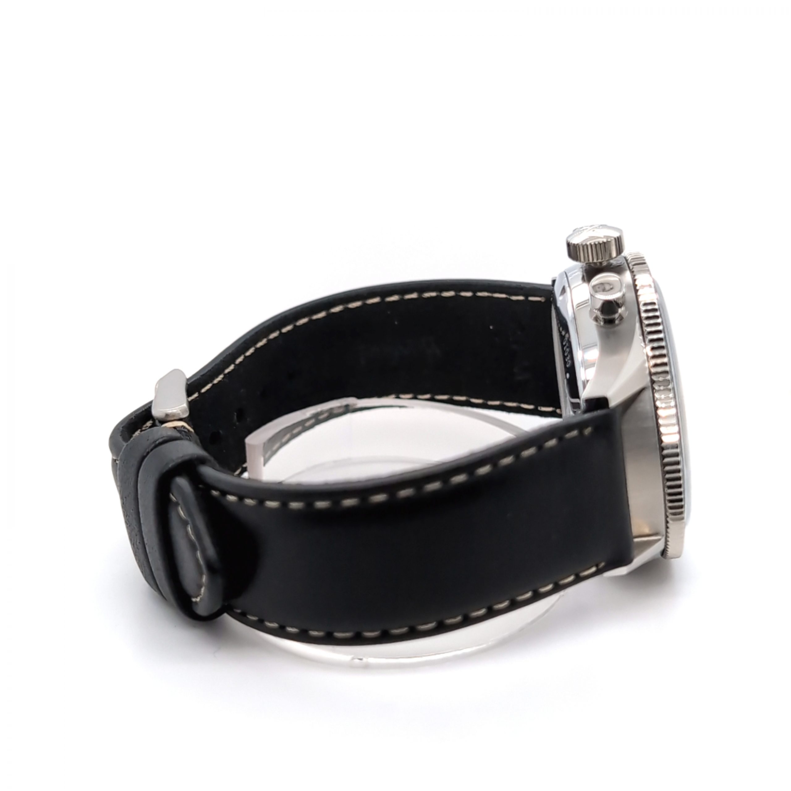 Hanhart 415 ES Panda 39 Lederband Handaufzug – Bild 8