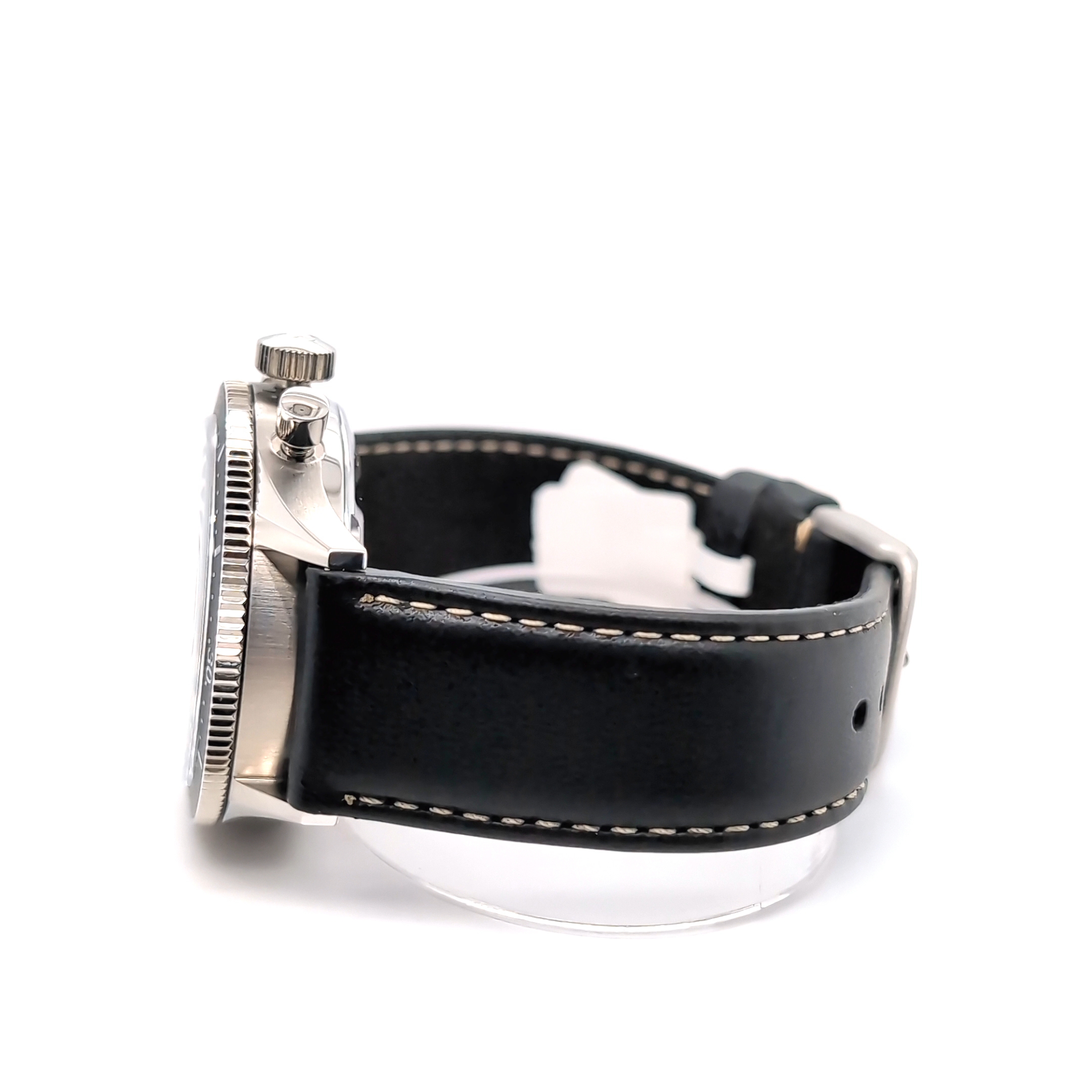 Hanhart 415 ES Panda 39 Lederband Handaufzug – Bild 11