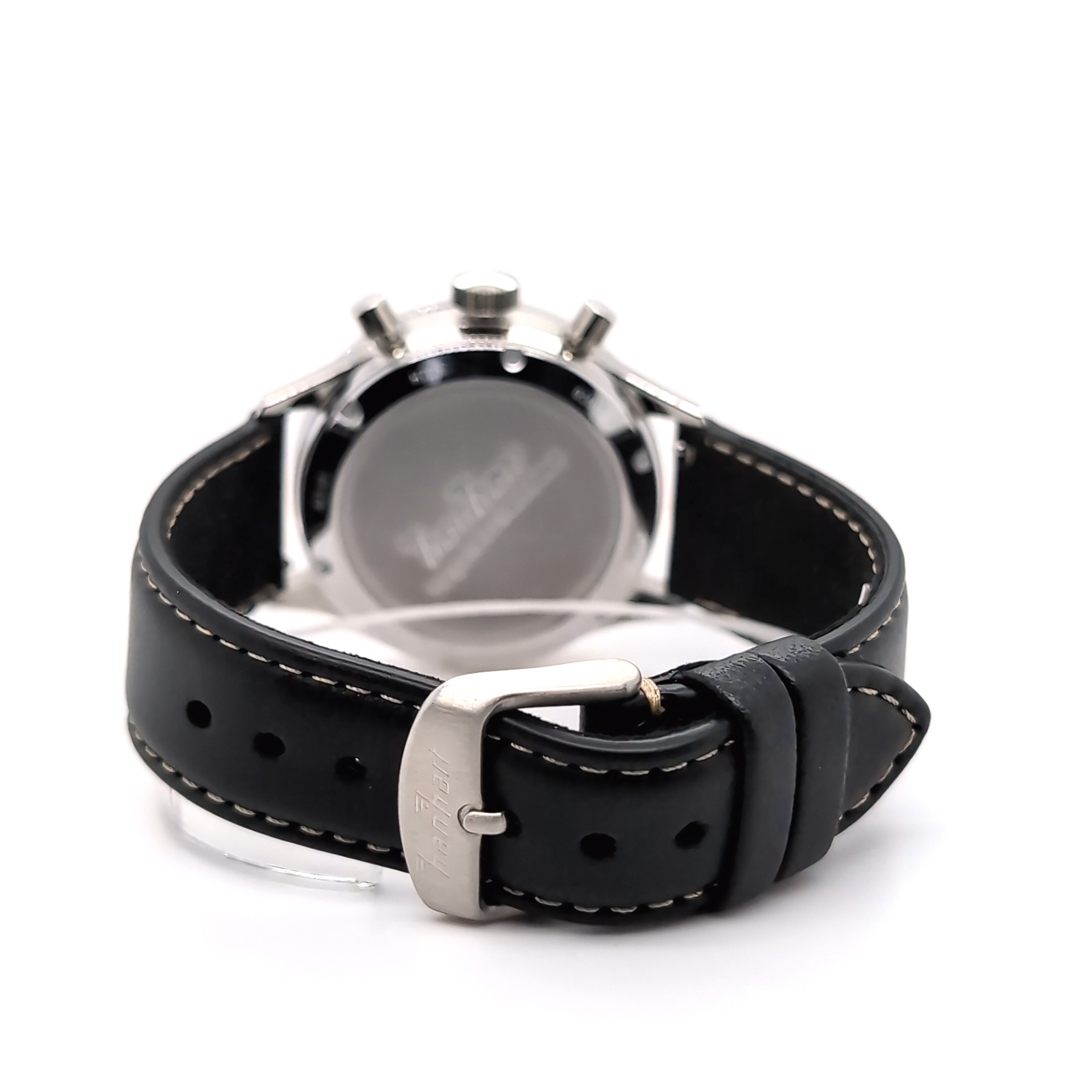 Hanhart 415 ES Panda 39 Lederband Handaufzug – Bild 12